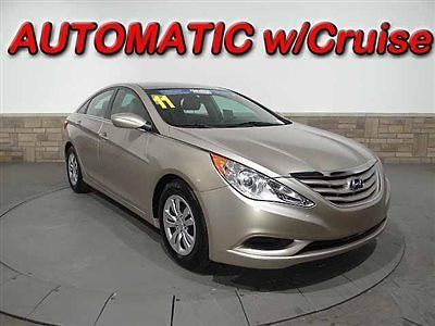 Hyundai sonata gls low miles 4 dr sedan automatic gasoline 2.4l i4 dohc 16v came