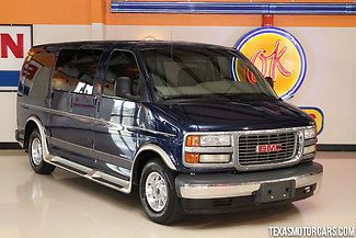 2002 gmc savana conversion van, 85k miles, cloth interior, dvd, 2nd row captains