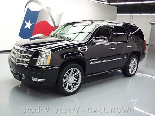 2011 cadillac escalade platinum hybrid awd sunroof 23k texas direct auto