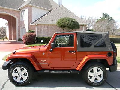 09 wrangler sahara 4x4 1-owner automatic power windows/locks removable top