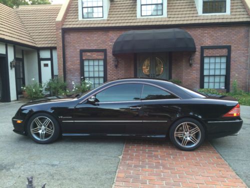 2003 mercedes-benz cl55 amg black on black