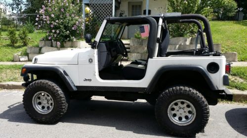 Jeep wrangler 1997 4x4 sport with 3 tops custom wheels