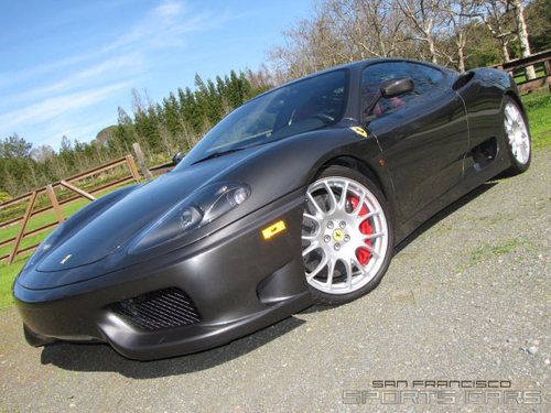 2004 ferrari 360 challenge stradale canna di fuclie 9kmiles carbon fiber leather