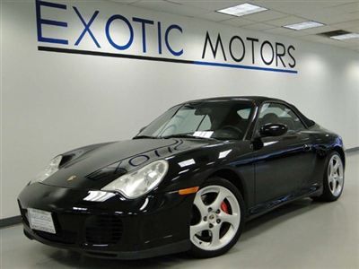 2004 porsche 911 c4s awd! blk/blk 6-spd heated-sts blk-softtop bose xenon 1-ownr