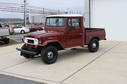 *** beautiful 1965 fj cruiser pickup *** 4x4 *** super clean &amp; solid !!!!