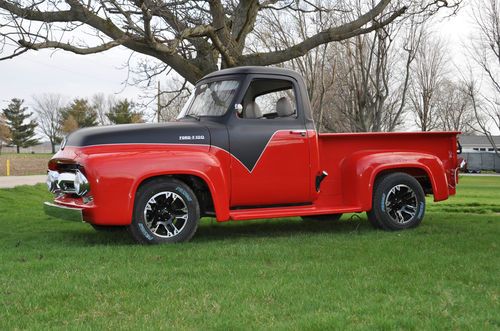 1954 f-100 half ton pickup v8 ps pb cruise control disc brakes resto-mod