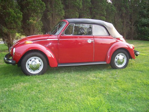 1975 volkwagon beetle convertible