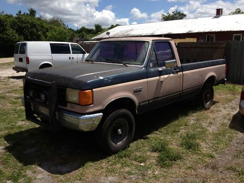 1987 ford f-250, 4x4, longbed, 93,000 miles manual trans 460 big block