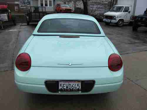 Vintage mint green ford thunderbird for sale #3