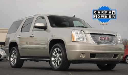 2009 yukon denali, awd, one owner, carfax certified, navigation, dvd,