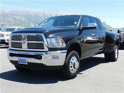 Dodge ram mega cab dually 4x4 cummins diesel laramie navigation leather auto