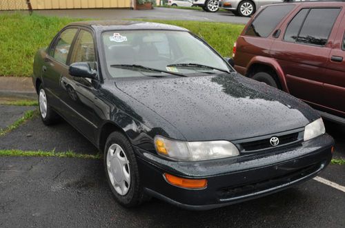 1996 toyota corolla dx sedan 4-door 1.8l low mileage, 1 owner