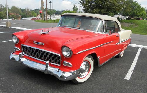 1955 chevrolet bel air base convertible 2-door 4.3l