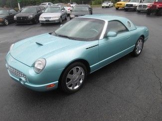 2002 ford thunderbird blue rare collector condition we ship bid now in ga clean