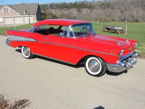 1957 chevrolet belair two door hardtop