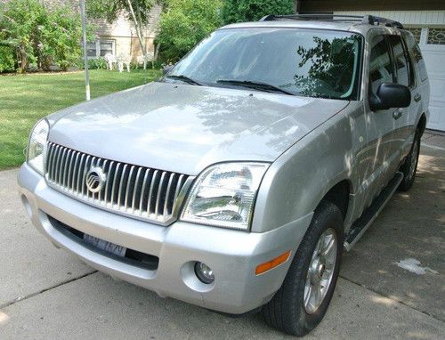 2005 mercury premier sport utility 4-door 4.0l silver towpkg sunroof