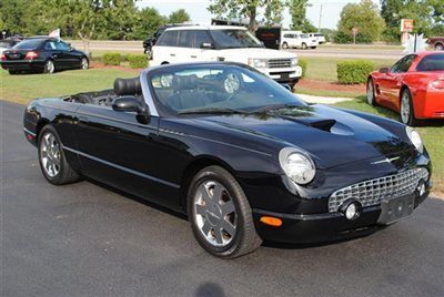 2002 ford thunderbird premium black nc only 36,000 miles nc we take trades