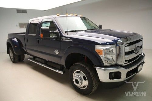 2014 drw lariat crew 4x4 fx4 navigation sunroof leather heated v8 diesel