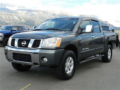 Nissan titan crew cab se 4x4 shortbed auto tow low price