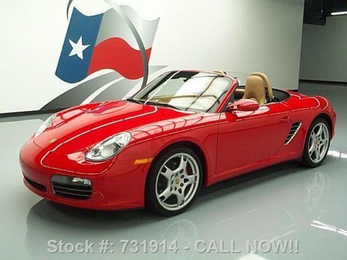 2006 porsche boxster s roadster tiptronic 19&#039;s only 19k texas direct auto