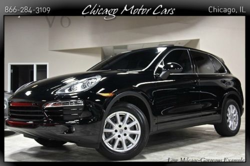 2012 porsche cayenne $66k + msrp walnut interior convenience pkg park assist wow