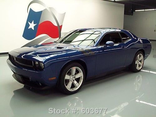 2009 dodge challenger r/t hemi 6-speed leather 20&#039;s 32k texas direct auto