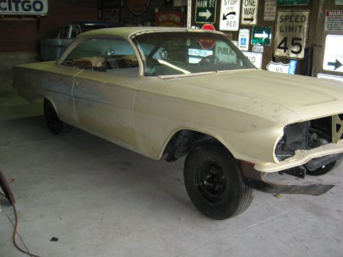 1961 chevy impala bubbletop hot rat rod gasser project big block 348 nice