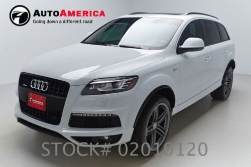 2013 audi q7 s line prestige tech pkg nav awd pano roof leather 17k low miles