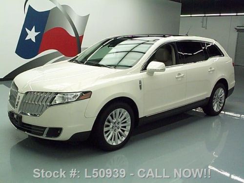 2012 lincoln mkt wagon vista sunroof rear cam 19&#039;s 36k! texas direct auto