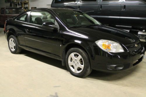 2007 chevrolet cobalt lt 2 door black coupe 2.2l 35mpg loaded clean auto pw pl