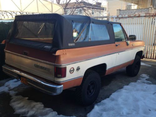 1973 chevrolet blazer base sport utility 2-door 5.7l convertible