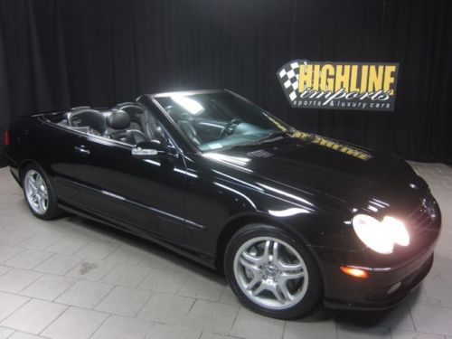 2004 mercedes clk55amg cabriolet, 362hp 5.5l v8, heated leather seats, very fast