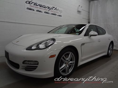 &#039;11 panamera 4 19 turbo whls ventsts bckupcam parkasst bose wht/tan warrty