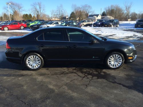 2012 ford fusion hybrid black leather sunroof navigation one owner no reserve