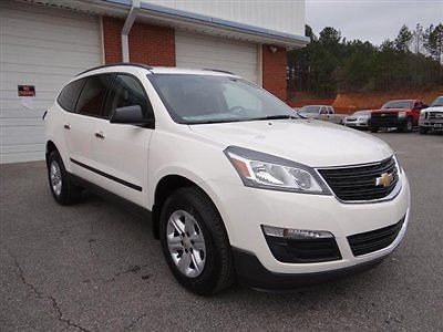 Chevrolet traverse ls new 4 dr suv automatic gasoline 3.6l v6 dir dohc 24v wht