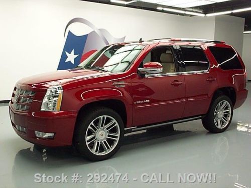 2013 cadillac escalade premium sunroof nav dvd 22&#039;s 12k texas direct auto