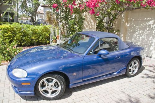 1999 mazda miata 10th anniversary convertible 2-door 1.8l florida car