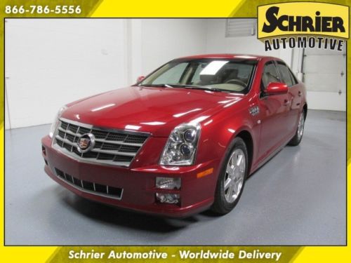 2008 cadillac sts awd red hids automatic sunroof heated leather on star
