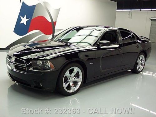 2012 dodge charger r/t plus hemi sunroof nav 20&#039;s 27k! texas direct auto