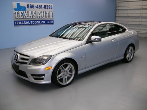 We finance!!!  2012 mercedes-benz c250 coupe turbo pano roof nav 24k texas auto