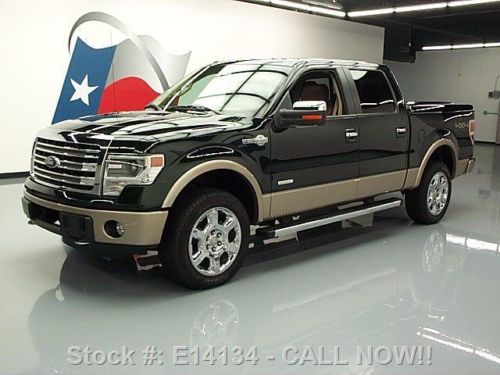 2013 ford f150 king ranch crew 4x4 ecoboost sunroof nav texas direct auto