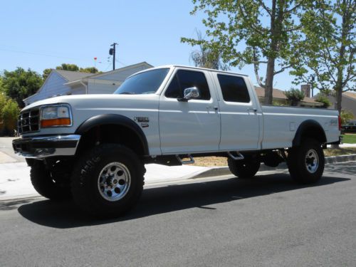 1996 ford f350 xlt 7.5l 460 gas engine lifted 4x4