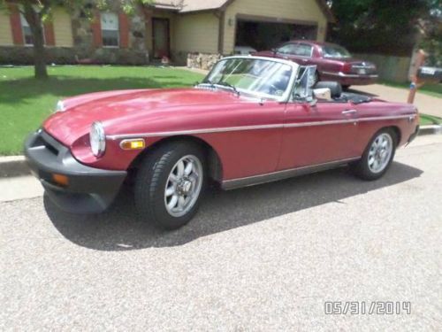 1977 mg mgb mk iv convertible 2-door 1.8l very nice solid car