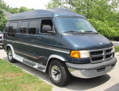 Buy used 1998 Dodge Ram 1500 Primetime conversion Van T.V Vcr Cargo Van ...