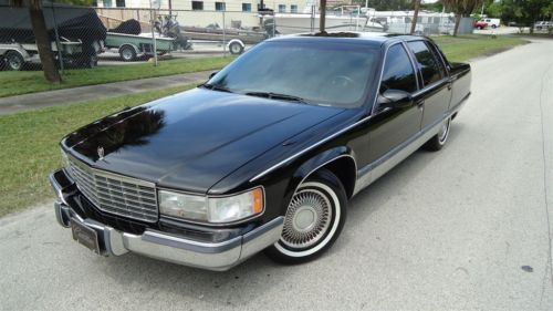 1996 cadillac fleetwood  52,000 miles 5.7 lt engine black on black no reserve