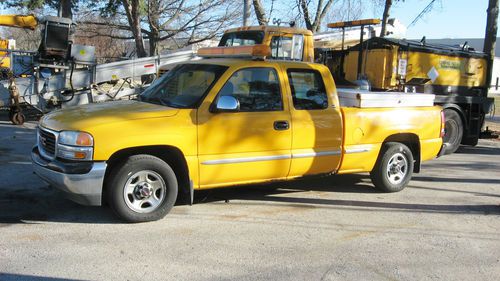 1999 gmc sierra c1500 3 door pickup truck (2) weatherguard tool boxs won't start