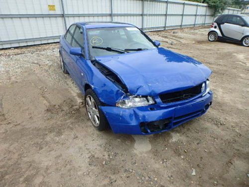 2002 audi s4 b5 turbo 6 speed salvage wrecked damaged rebuildable repairable hit