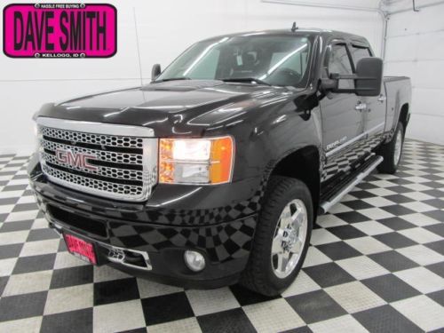 13 gmc sierra 2500hd denali 4x4 crew cab heated leather seats dvd sunroof