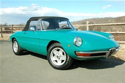 1969 alfa boat tail spider in verde pino