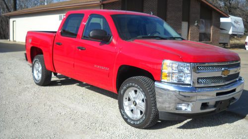 2012 chevrolet silverado 1500 crew cab short box 4-wheel drive lt